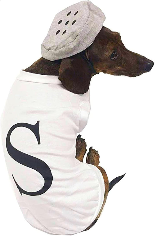 Salt & Pepper Dog Costume (Salt, Xx-Large)
