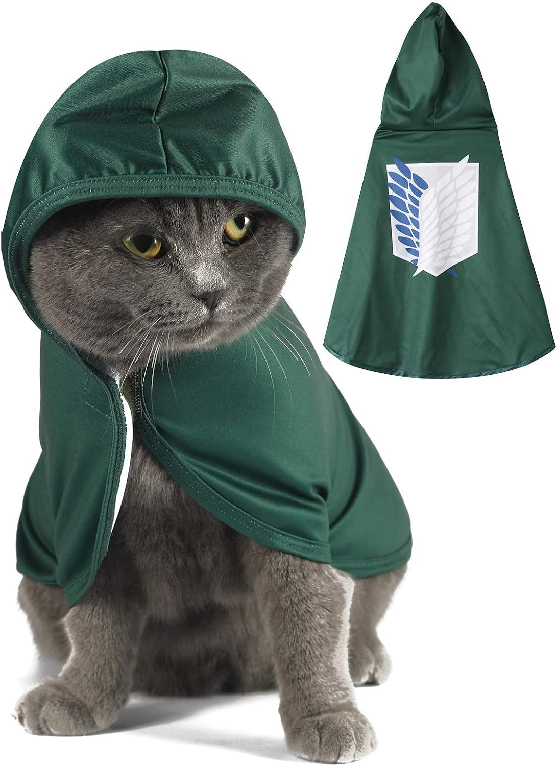 Cat Halloween Costume Funny Puppy Clothing Kitten Cosplay Pet Clothes Small Dog Outfits (Small)